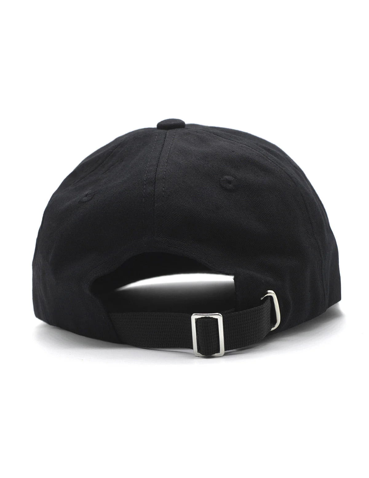 Signature Strap-Back Cap Black / White - Image 3
